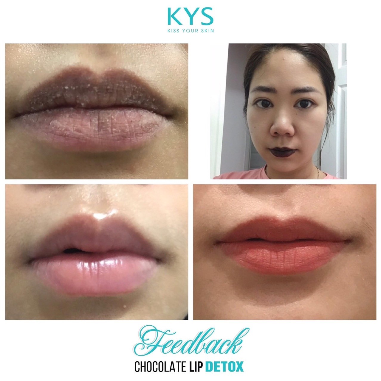 Son Detox Thải Độc Môi, Tẩy Da Chết – KYS Chocolate Lip Detox